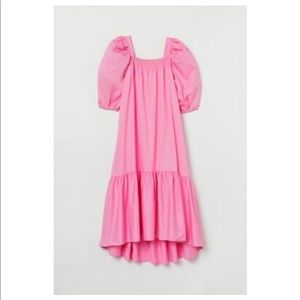 H&M Pink Poplin Dress NWT